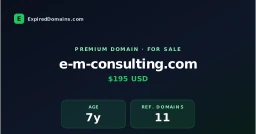 Logo E.M. Consulting