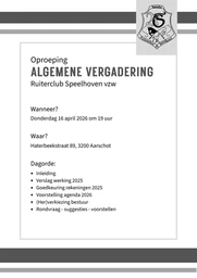 Logo Ruiterschool Speelhoven