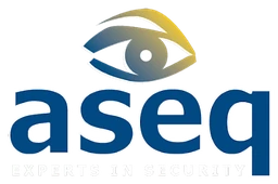 Logo ASEQ, ALARM AND SAFETY EQUIPMENT