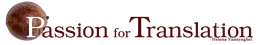 Logo Passion for Translation