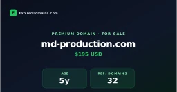 Logo MD PRODUCTION