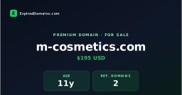 Logo M COSMETICS