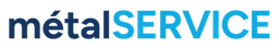 Logo métalSERVICE ou en néerlandais metaalSERVICE
