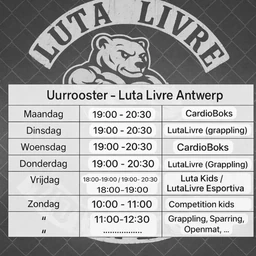 Logo Luta Livre Antwerp