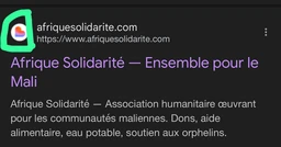 Logo AFRIQUE SOLIDARITE