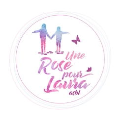 Logo Une Rose pour Laura ASBL
