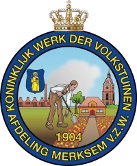 Logo KONINKLIJK WERK DER VOLKSTUINEN AFDELING MERKSEM