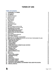 Logo Terms and Conditions
