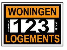 Logo Woningen 123 logements