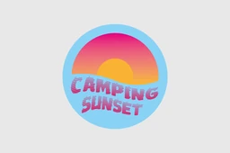Logo Camping Sunset