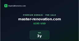 Logo MASTER RENOVATION