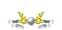 Logo high voltage pinball