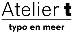 Logo Drukwerkplaats Atelier t