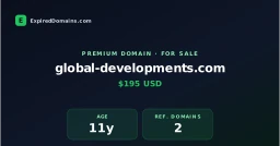 Logo GLOBAL DEVELOPMENTS
