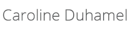 Logo Caroline DUHAMEL
