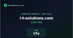 Logo I & T SOLUTIONS