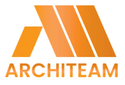 Logo ARCHITEAM, MULTIPROFESSIONELE ARCHITECTENVENNOOTSCHAP