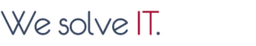 Logo We Solve It