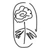 Logo Axelle Rose Zwartjes